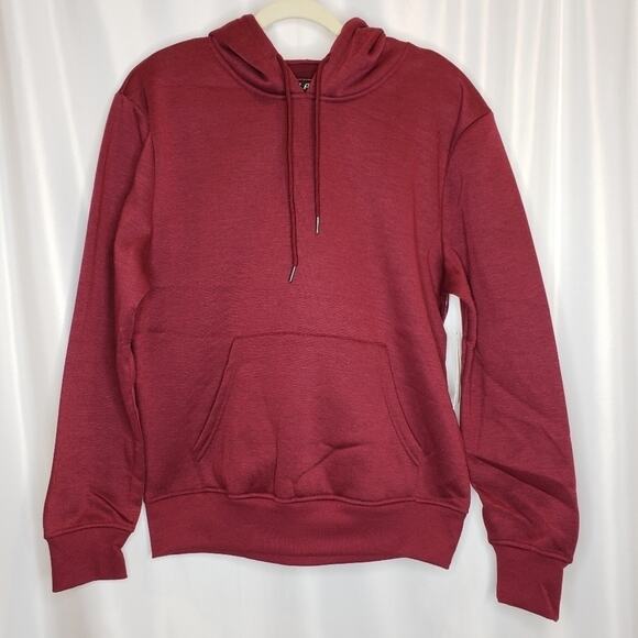 Galaxy By Harvic Other - Hooded Sweatshirt with Kangaroo Pocket Burgundy Small, Galaxy by Harvick NEW